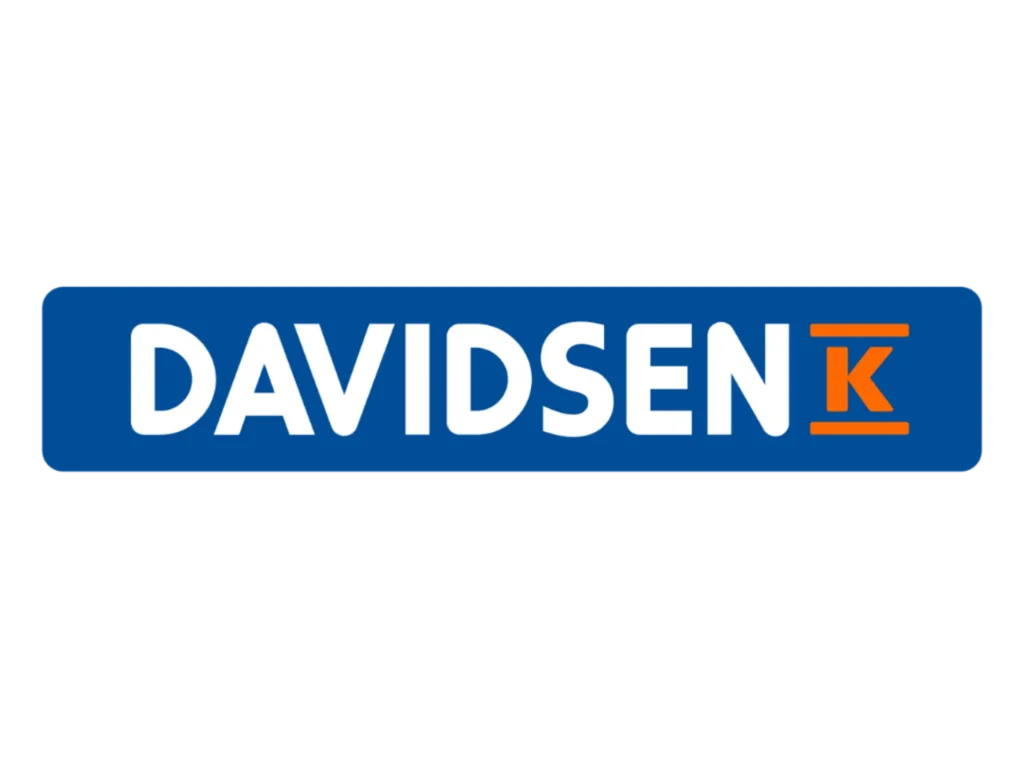 Lindegaard Entreprenør & Landbrug logo på sort baggrund.