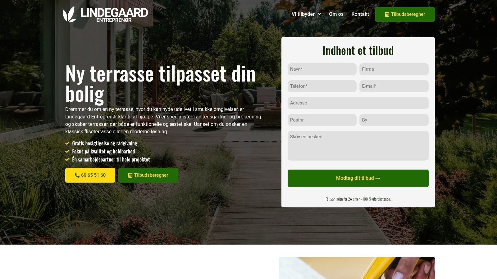 Terrasser på Sjælland | Professionel anlægsgartner & brolægger